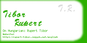 tibor rupert business card